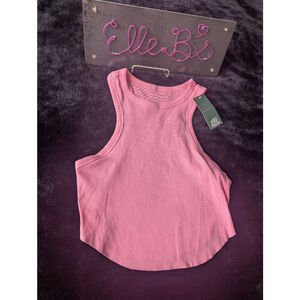 NWT Wild Fable Pink High Neck Tank M